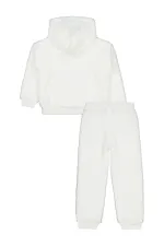 Kız Çocuk Eşofman Takımı 6-9 Yaş Ekru - Paket