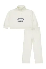 Girls Tracksuit 6-9 Years Old Ecru - Package