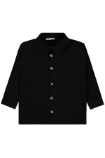 Boys' Shirt Set 6-9 Years Black - Package