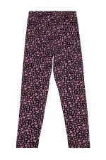Leggings pour filles Km 6-9 ans Noir-Rose - Lot