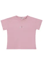Kız Çocuk Tişört 2-5 Yaş Koyu Pembe - Paket