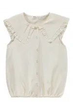 Girls' Shirt, Ages 10-13, Yellow - Package