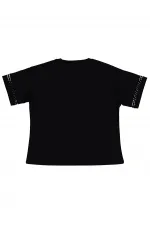 Girls' T-shirt, Ages 10-13, Black - Pack