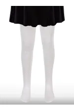 Kız Çocuk Külotlu Çorap 2-9 Yaş Beyaz - Paket