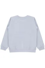 Kız Çocuk Sweatshirt 10-13 Yaş Açık Mavi - Paket