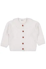 Gilet fille écru 6-9 ans - Emballage