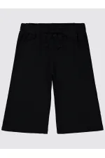 Kız Çocuk Kapri 10-13 Yaş Siyah - Paket