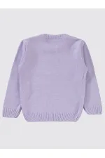 Pull pour fille de 2 à 5 ans, couleur lavande douce - Emballage