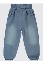 Kız Çocuk Pantolon 2-5 Yaş Açık Mavi - Paket