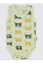 Baby Snap Bodysuit 0-24 Months Stone Color - Pack