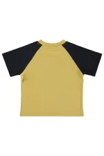 Lot de T-shirts pour garçons, 2-5 ans, jaunes