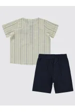 Costume garçon 2-5 ans indigo - Emballage