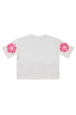 Girls' T-shirt, Ages 10-13, Off-White - Package