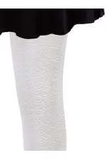 Kız Çocuk Külotlu Çorap 2-9 Yaş Beyaz - Paket