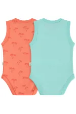 Bebek Çıtçıtlı Badi 0-24 Ay Mercan-Mint - Paket