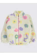 Gilet fille 10-13 ans écru - Emballage