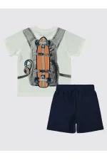 Costume garçon 2-5 ans écru - Emballage