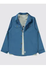 Erkek Çocuk Gömlek 10-13 Yaş İndigo - Paket