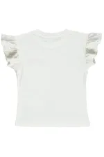 Kız Çocuk Tişört 2-5 Yaş Ekru - Paket