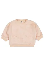 Bebek Sweatshirt 0-24 Ay Açık SütlüKahve - Paket