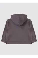 Sweat-shirt pour fille de 6 à 9 ans, gris clair - Emballage