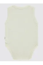 Bebek Çıtçıtlı Badi 0-24 Ay Ekru - Paket