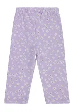 Leggings bébé 0-24 mois lilas - Lot