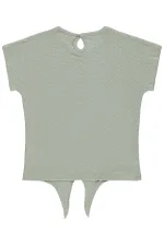 Girls' T-shirt, Ages 10-13, Light Green - Pack