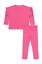 Kız Çocuk Takım 2-5 Yaş Koyu Pembe - Paket