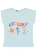 Ensemble pyjama fille 2-5 ans, vert menthe clair - Emballage
