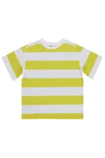 T-shirt garçon, 6-9 ans, jaune citron - Lot
