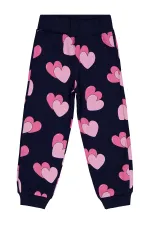 Bas de survêtement fille Km 2-5 ans Bleu marine - Emballage