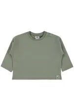 Bebek Sweatshirt 0-24 Ay Haki - Paket