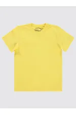 T-shirt garçon jaune 10-13 ans - Emballage
