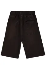 Pantalon Capri garçon, 6-9 ans, marron café - Lot