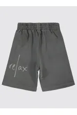 Boy Capri 6-9 Years Anthracite - Package