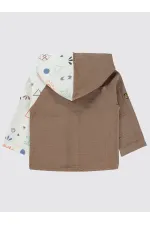 Erkek Çocuk Gömlek 2-5 Yaş Kahve - Paket