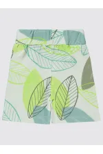 Erkek Çocuk Şort 2-5 Yaş Açık Çağla Yeşili - Paket