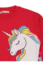 Ensemble de survêtement fuchsia pour filles de 2 à 5 ans - Emballage