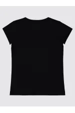 Girls' T-Shirt 10-13 Years Old Black - Pack