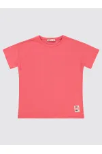 Girls T-Shirt 10-13 Years Old Sunset Coral - Package