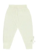 Bas de survêtement bébé 0-24 mois écru - Lot