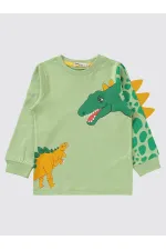 Boys Pajama Set 2-5 Years Old Soft Khaki - Package