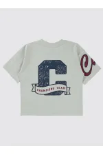 Lot de T-shirts bleu marine pour garçons de 6 à 9 ans