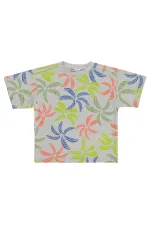 T-shirt garçon, 2-5 ans, couleur pierre foncée - Emballage