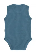 Bebek Çıtçıtlı Badi 0-24 Ay Soft İndigo - Paket