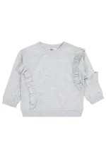 Sweat-shirt pour fille de 2 à 5 ans, couleur caramel - Emballage
