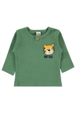 Bebek Sweatshirt 0-24 Ay Haki - Paket