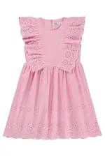 Kız Çocuk Jile ve Elbise 6-9 Yaş Koyu Pembe - Paket