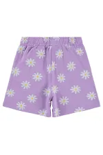 Kız Çocuk Şort 6-9 Yaş Lila - Paket